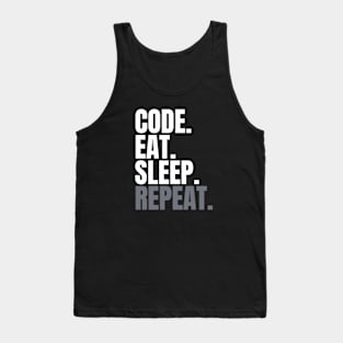 Code Eat Sleep Repeat Tank Top